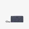 Lacoste Monogram Print lynlås tegnebog til kvinder
