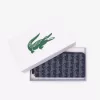 Lacoste Monogram Print lynlås tegnebog til kvinder
