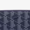 Lacoste Monogram Print lynlås tegnebog til kvinder