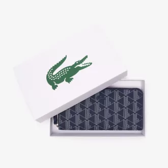 Lacoste Monogram Print lynlås tegnebog til kvinder