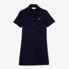 Lacoste Polo-kjole i økologisk bomuld til kvinder