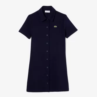 Lacoste Polo-kjole i økologisk bomuld til kvinder