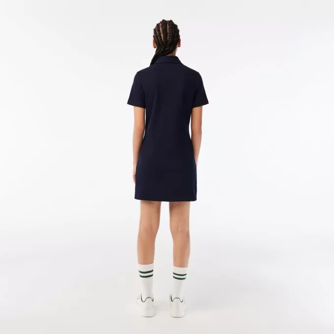 Lacoste Polo-kjole i økologisk bomuld til kvinder