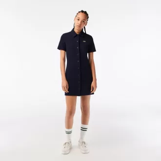 Lacoste Polo-kjole i økologisk bomuld til kvinder