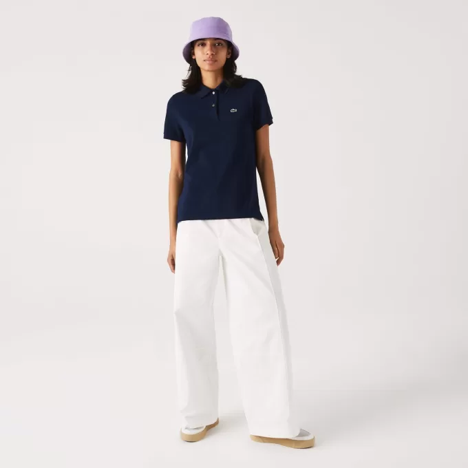 Lacoste Regular Fit Blød bomuld Petit Piqué poloshirt til kvinder
