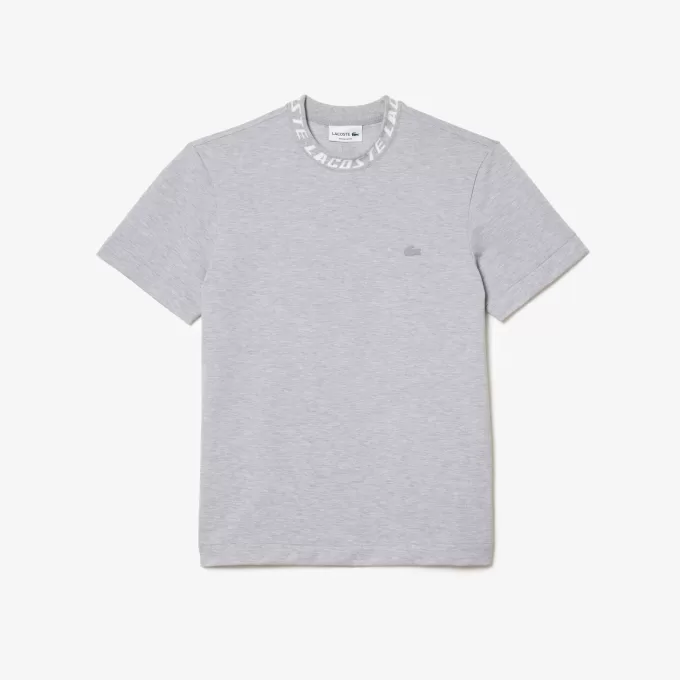 Lacoste Regular Fit T-shirt med mærkekrave til mænd Lacoste Regular Fit T-shirt med mærkekrave til mænd
