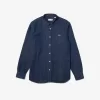Lacoste Regular Fit denimskjorte i økologisk bomuld til mænd