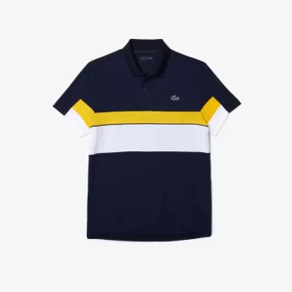 Lacoste SPORT Colourblock åndbar poloshirt med normal pasform, åndbar