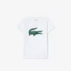 Lacoste SPORT teknisk tennistrøje til børn Oversized Croc T-shirt