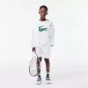 Lacoste SPORT teknisk tennistrøje til børn Oversized Croc T-shirt