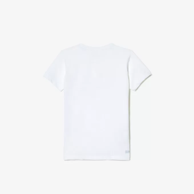 Lacoste SPORT teknisk tennistrøje til børn Oversized Croc T-shirt