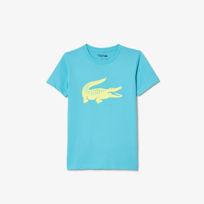Lacoste SPORT teknisk tennistrøje til børn Oversized Croc T-shirt