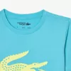 Lacoste SPORT teknisk tennistrøje til børn Oversized Croc T-shirt