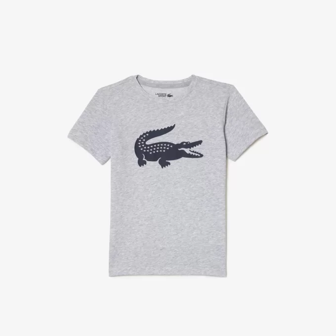 Lacoste SPORT teknisk tennistrøje til børn Oversized Croc T-shirt