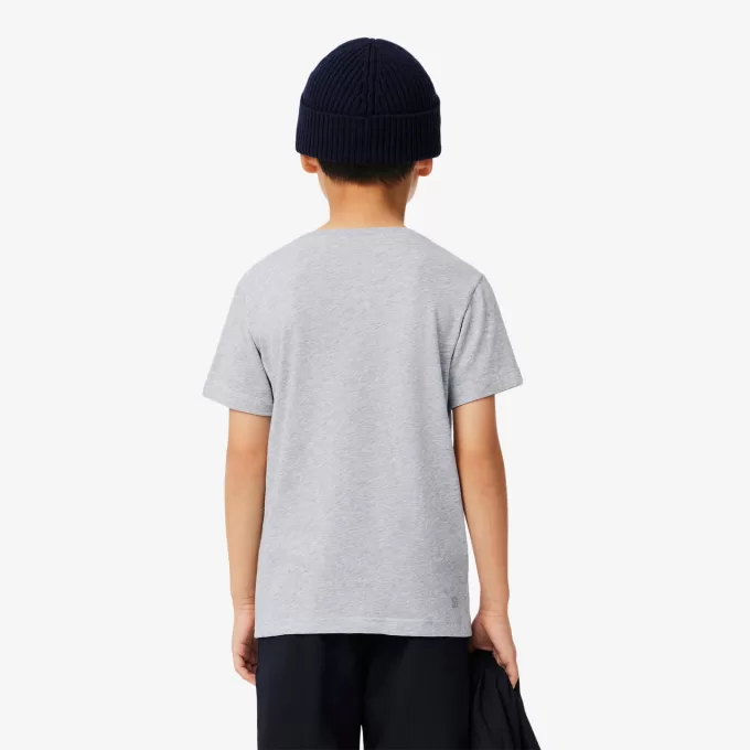 Lacoste SPORT teknisk tennistrøje til børn Oversized Croc T-shirt