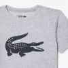 Lacoste SPORT teknisk tennistrøje til børn Oversized Croc T-shirt