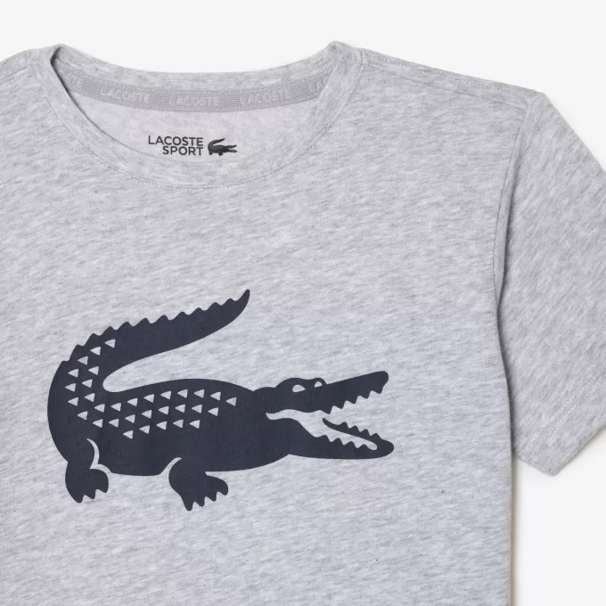 Lacoste SPORT teknisk tennistrøje til børn Oversized Croc T-shirt