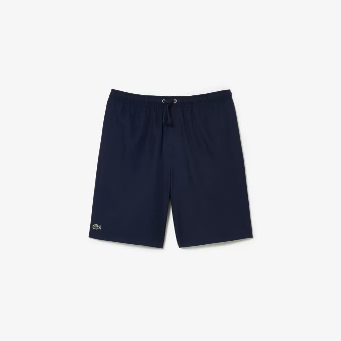 Lacoste SPORT tennisshorts til mænd i massiv diamantvævet taft