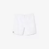 Lacoste SPORT tennisshorts til mænd i massiv diamantvævet taft