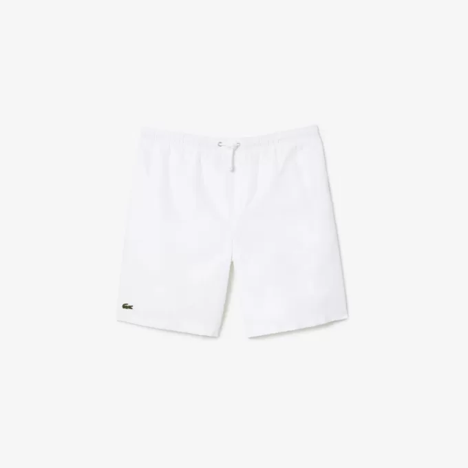Lacoste SPORT tennisshorts til mænd i massiv diamantvævet taft