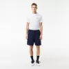 Lacoste SPORT tennisshorts til mænd i massiv diamantvævet taft