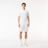 Lacoste SPORT tennisshorts til mænd i massiv diamantvævet taft