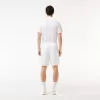 Lacoste SPORT tennisshorts til mænd i massiv diamantvævet taft