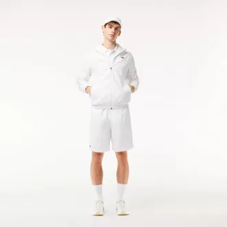 Lacoste SPORT tennisshorts til mænd i massiv diamantvævet taft
