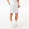 Lacoste SPORT tennisshorts til mænd i massiv diamantvævet taft