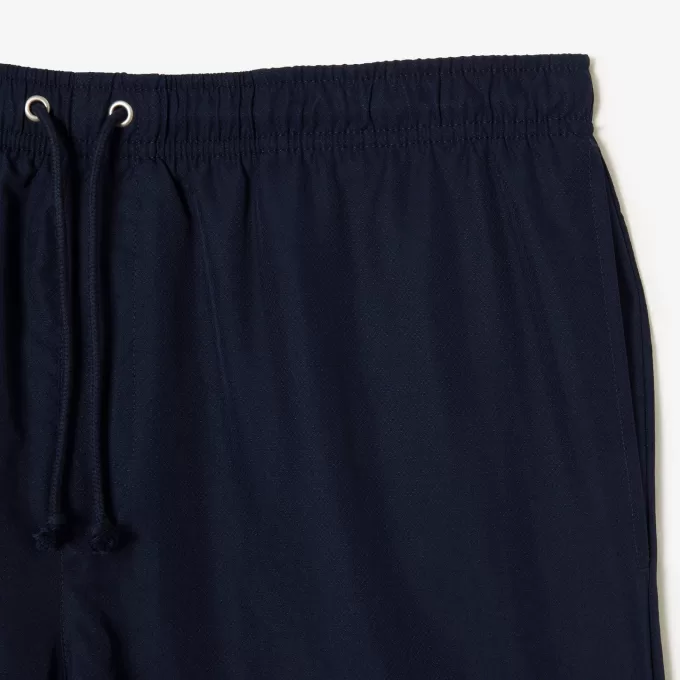 Lacoste SPORT tennisshorts til mænd i massiv diamantvævet taft