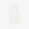 Lacoste Slim Fit Tanktop i økologisk bomuld til kvinder