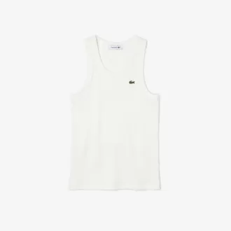 Lacoste Slim Fit Tanktop i økologisk bomuld til kvinder