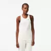 Lacoste Slim Fit Tanktop i økologisk bomuld til kvinder