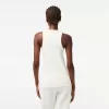 Lacoste Slim Fit Tanktop i økologisk bomuld til kvinder