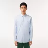 Lacoste Slim Fit Ternet Stretch Poplin-skjorte til mænd