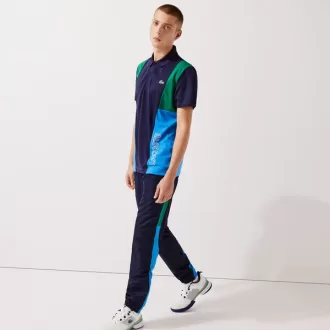 Lacoste Sport-træningsbukser med farveblokbånd til mænd