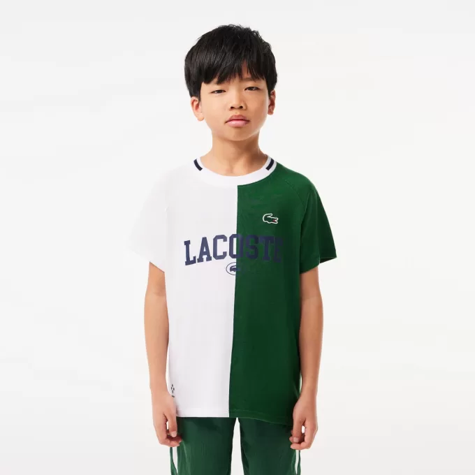 Lacoste Tennis x Daniil Medvedev T-shirt i bomuld