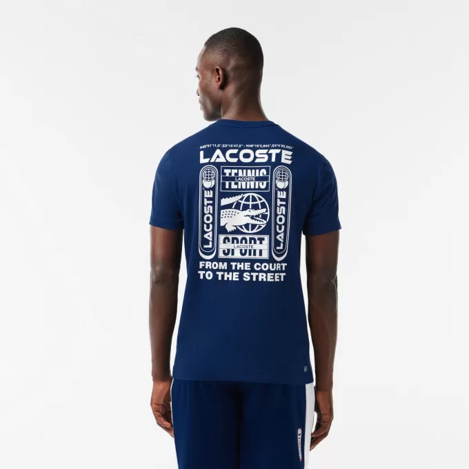 Lacoste Tennis x Daniil Medvedev T-shirt med normal pasform