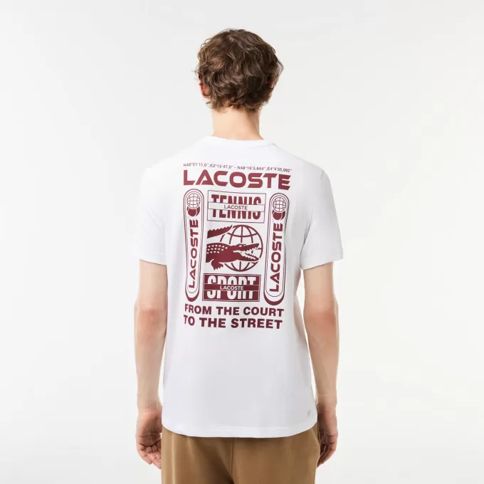 Lacoste Tennis x Daniil Medvedev T-shirt med normal pasform