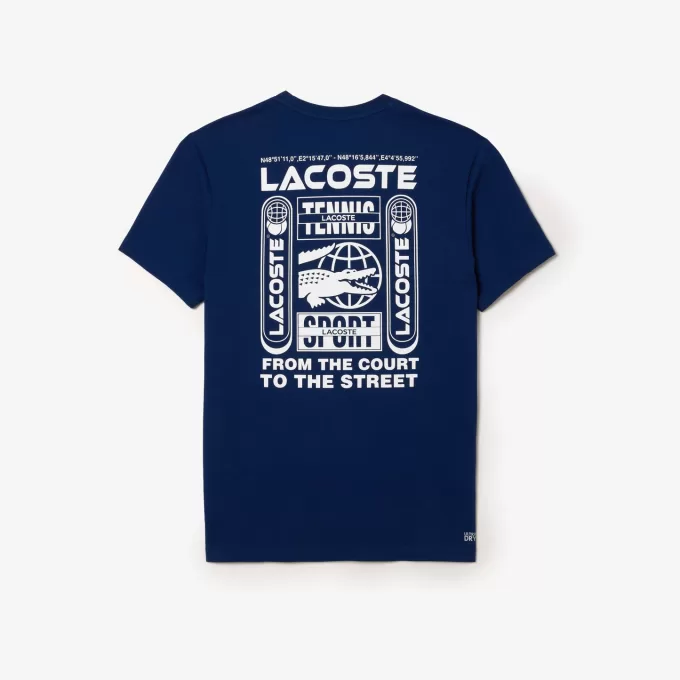 Lacoste Tennis x Daniil Medvedev T-shirt med normal pasform