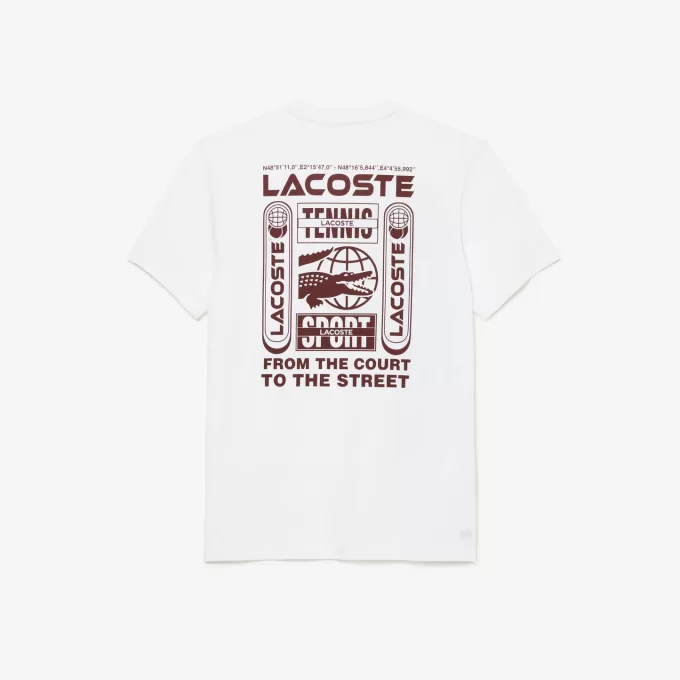 Lacoste Tennis x Daniil Medvedev T-shirt med normal pasform