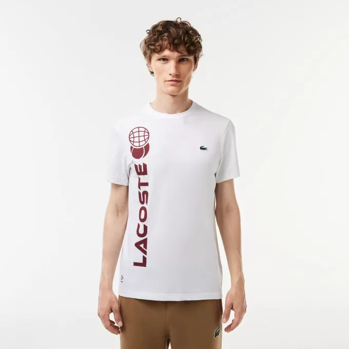 Lacoste Tennis x Daniil Medvedev T-shirt med normal pasform