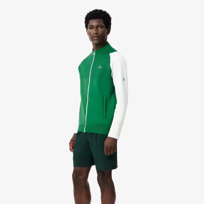 Lacoste Tennis x Novak Djokovic Jacquard-jakke