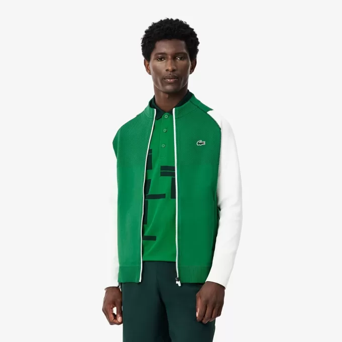 Lacoste Tennis x Novak Djokovic Jacquard-jakke