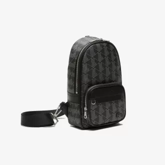 Lacoste The Blend Monogram Print Cross Body-taske til mænd