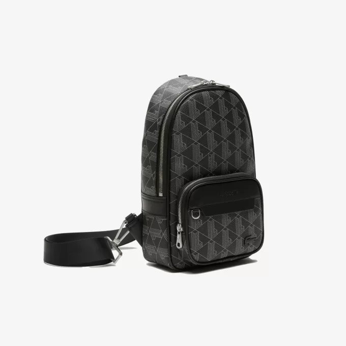 Lacoste The Blend Monogram Print Cross Body-taske til mænd