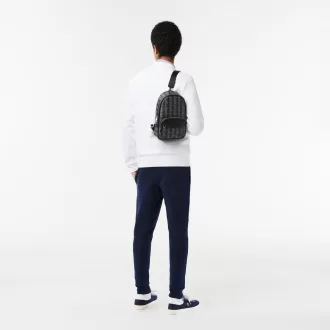 Lacoste The Blend Monogram Print Cross Body-taske til mænd
