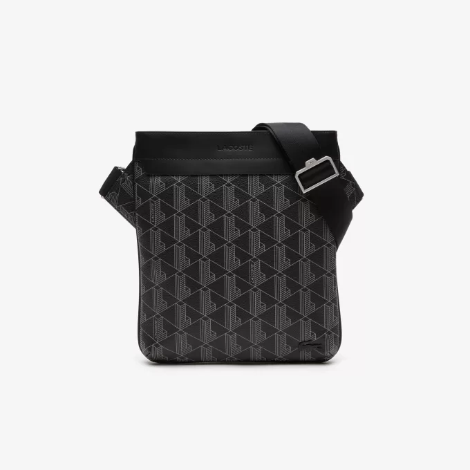 Lacoste The Blend Monogram Print skuldertaske til mænd