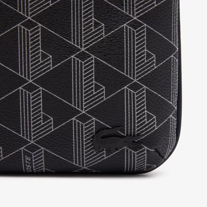 Lacoste The Blend Monogram Print skuldertaske til mænd