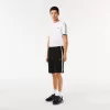 Lacoste bomulds flannel joggershorts til mænd